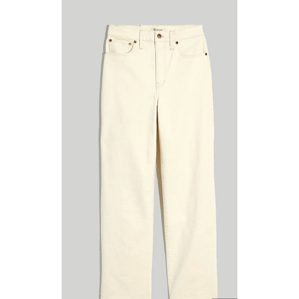 Madewell $128 Perfect Wide Leg Jean In Vintage Canvas Size 23 NH687